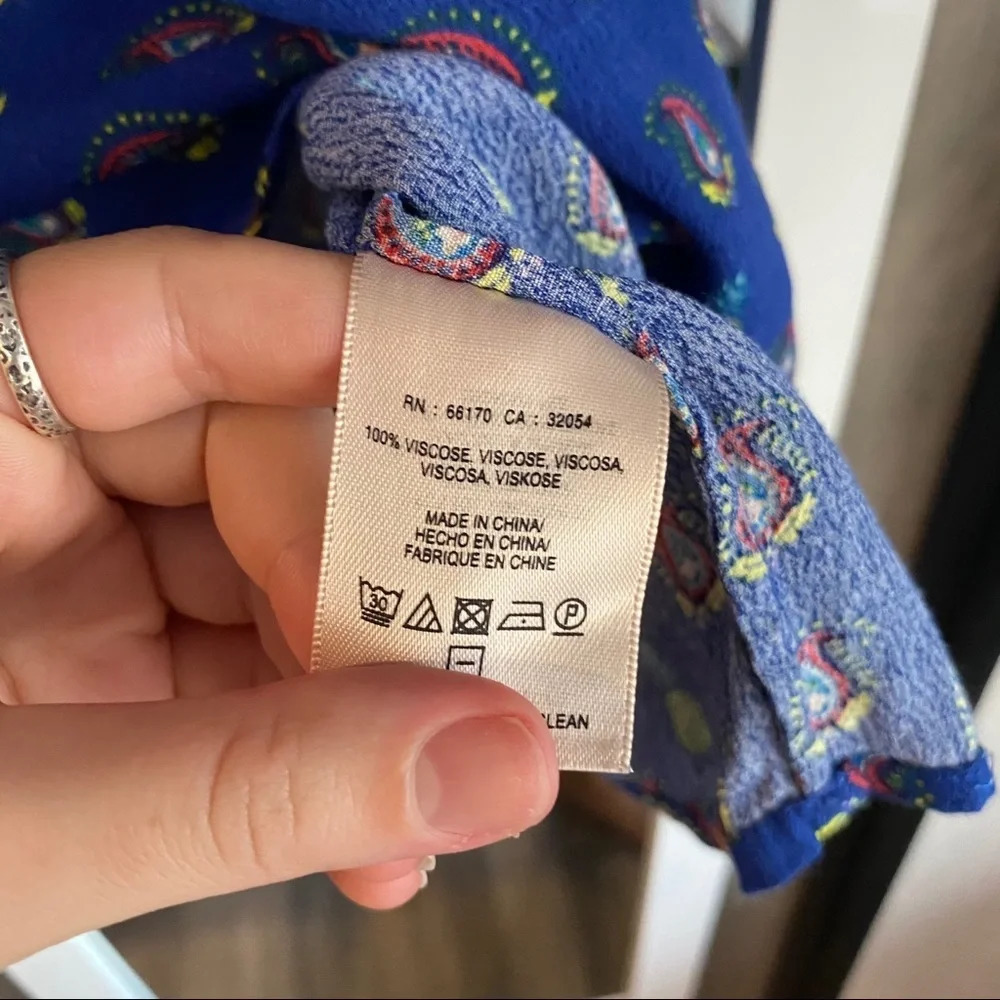 Maeve Anthropologie pineapple paisley print Blouse - Picture 2 of 4